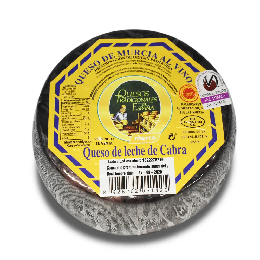 Queso Consorcio Murcia al Vino.